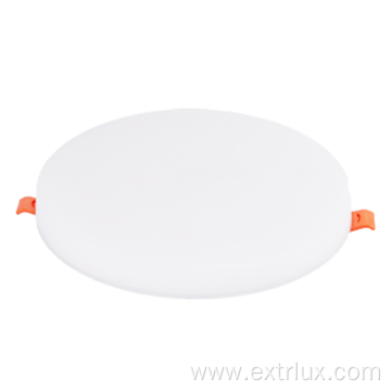 6"22w led adjustable round panel light hole-size frameless